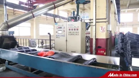 Banda transportadora de caucho de poliéster resistente a altas temperaturas de 1400 mm, 3 capas de tejido de nailon Nn 150, para arena y grava.