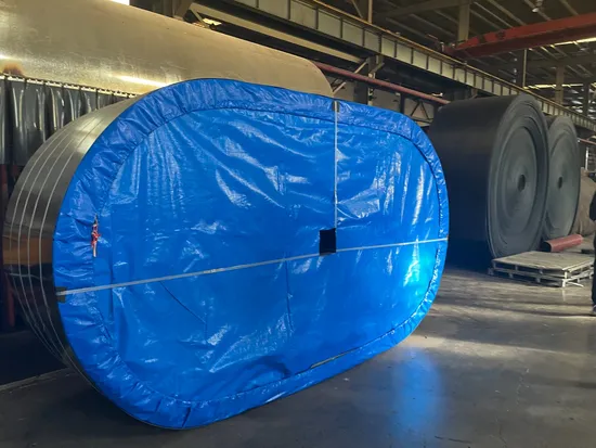 Bandas transportadoras textiles de caucho EPDM T1 T2 T3 resistentes al calor para cemento caliente, acero o arena.