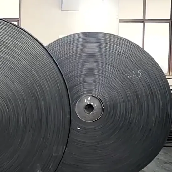 Venta de fábrica en China de cinta transportadora de caucho resistente al fuego para arena, mina, piedra y carbón.