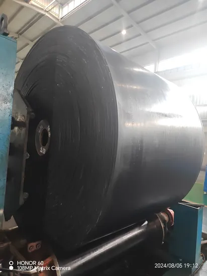 Cinta transportadora de caucho de alta resistencia para mina de carbón, piedra, grava, arena, áridos, larga vida útil, resistente a la abrasión y al desgarro.