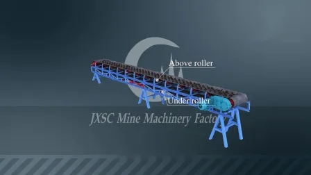 Banda transportadora de caucho para arena y cemento